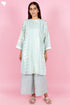 Mulmul Cotton Kurta With Slip In Block Print
